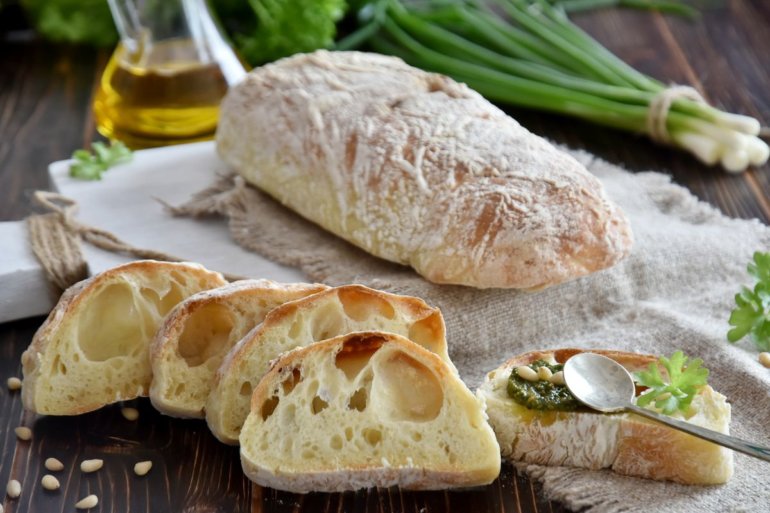 Домашний итальянский хлеб